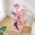 thumbnail image 3 of BestHome Multi-Level Cat Tree & Condo – Sturdy Climbing Tower with Sisal Scratching Posts & Interactive Toys,54inch, Pink, 3 of 6