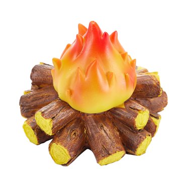 TheFound Holloween LED Simulation Fake Campfire Lamp Battery Powered Artificial Fire Flame for Party Decorations