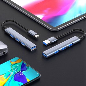 3X 4 Ports USB Hub Splitter Multi Hub USB to USB 3.0 Adapter USB Several Ports Power Adapter,3 x 4-port USB splitter,Gray