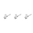 thumbnail image 4 of relayinert Culbuto Pince à Cils Pince à Épiler Coupe-Cil pour Outils de Bouclage Naturels A6 chrome Ensemble de 3, 4 of 6
