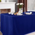 thumbnail image 2 of ORUYROP 2 Pack Table Clothes for 4 Foot Rectangle Tables-Water Resistant Washable Fabric Polyester Rectangle Table Cover Protector for Wedding, Banquet and Trade Shows, 48L x 24W Inches, Royal, 2 of 7