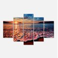thumbnail image 2 of Vue Paisible de Plage en Soirée - Impression sur Toile de Paysage Marin, 2 of 3