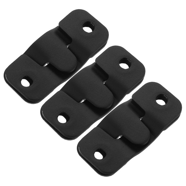 FONDOTIN 6PCS Flush Mount Bracket for Picture Hanging Kit Heavy Duty Support Black Artwork Hanging Gallery Display