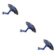 thumbnail image 1 of Decodeary Carbon Fiber Motorcycle Rear Wheel Fender Mudflap for Niu Technologies Sleek and Reliable 1st Generation Blue 3Set, 1 of 1