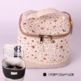 thumbnail image 2 of Makeup Bag Fashion Portable Foldable Cosmetic Pouch Makeup Purse with Handle, 2 of 6