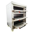 thumbnail image 3 of Commercial Electric Triple Pizza Oven Toast Baking Oven Independent Control 220V 3PH 19.8KW, 3 of 16