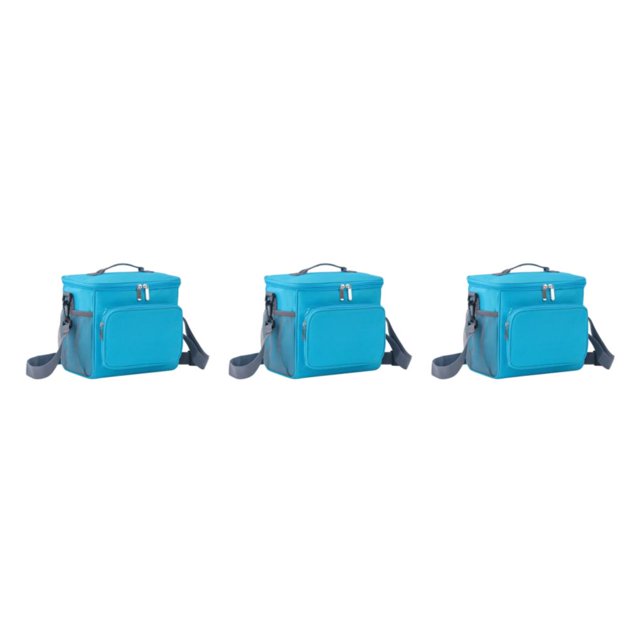 ZheElen Sac Multifonctionnel Polyvalent pour et Isolation Thermique Bleu 3Set
