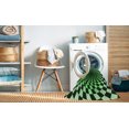 thumbnail image 2 of Ahgly Company Tapis Rectangulaire Lavable en Machine Vert Transitionnel, 7 Pieds x 9 Pieds, 2 of 7