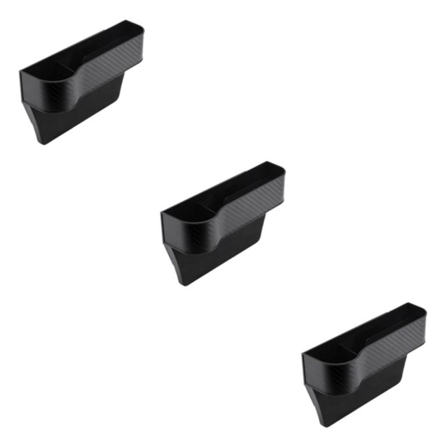 mmirethe Gap Filler Organizer High Performance with Cup Holder Black Left 3Set