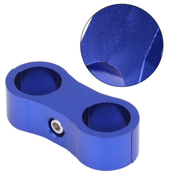 2Pcs AN6 Braided , 2Pcs AN6 Braided Hose Separator Clamp Fitting Adapter Bracket Universal