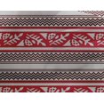 thumbnail image 4 of oneOone Georgette Viscose Crimson Red Fabric Ethnic Block Craft Projects Decor Fabric Printed By The Yard 42 Inch Wide, 4 of 4