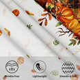 thumbnail image 3 of Fall Tablecloth Round 60 Inch Thanksgiving Autumn Harvest Pumpkin Table Cloth Orange Buffalo Plaid Farmhouse Table Cover Decorative for Home Kitchen Dining Indoor Outdoor Party Picnic Home Decor, 3 of 6