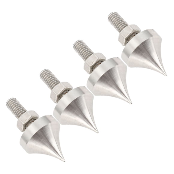 4 Pcs HiFi Speaker Spikes, Shockproof  Stainless Steel Speaker Isolation Feet Stand Spike,  CD DVD Player Isolation Stand Cone Speaker Isolation Spikes
