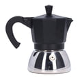 thumbnail image 2 of Cafetière Nettoyage Facile Fonctionnement Largement Utilisé Aluminium Acier Inoxydable Format Compact Cafetière 300 ml, 2 of 7