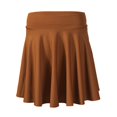 thumbnail image 5 of LNGOOR Jupe Patineuse Mini Plissée Extensible Décontractée pour Femmes avec Shorts Basique Polyvalente Taille Haute, 5 of 5