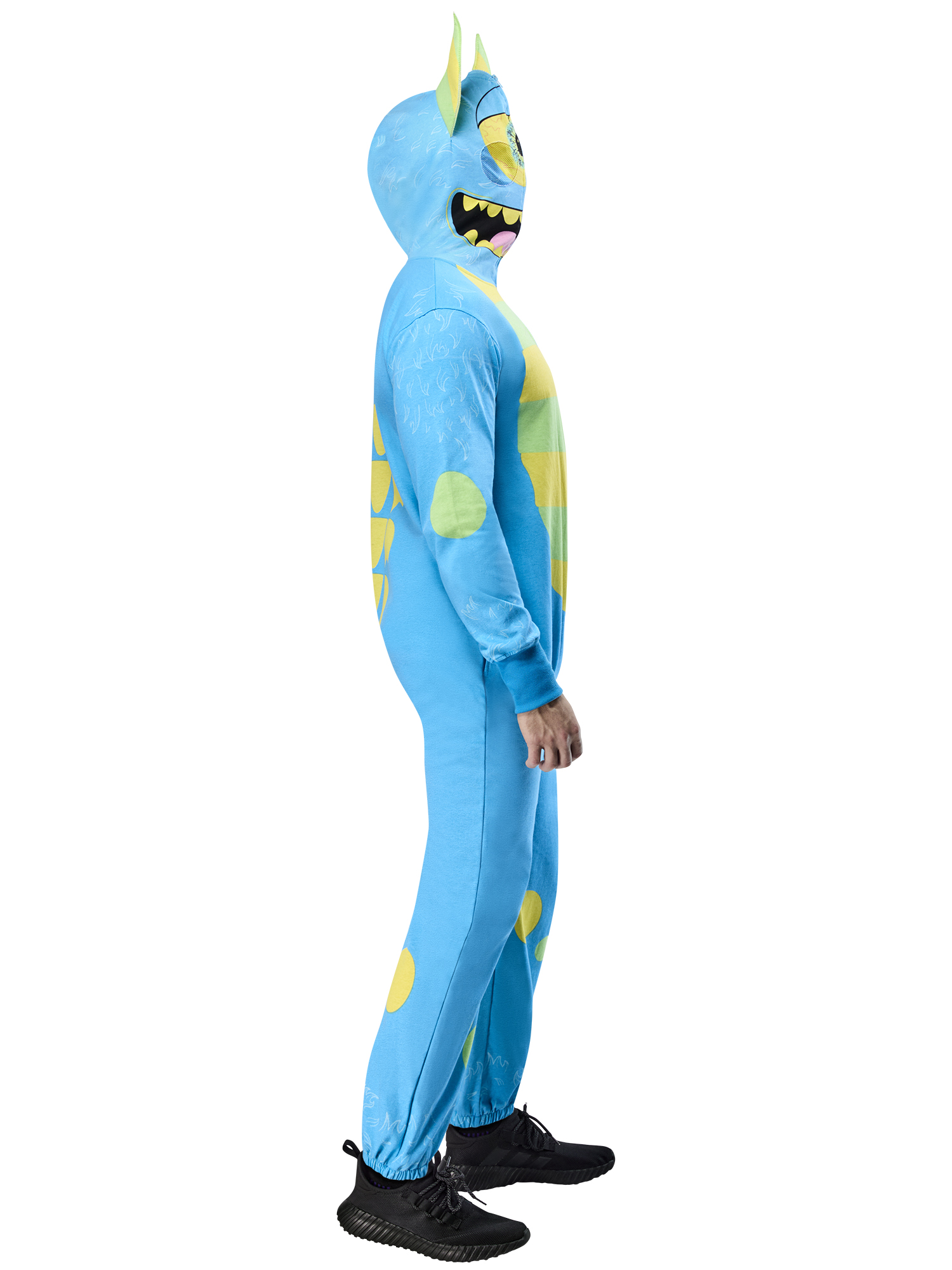 Costume Zipsters Monstre Bleu Masked-Up pour Adultes par Rubies, Unisexe