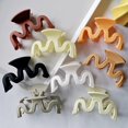 thumbnail image 4 of Hair Claw Clip Matte: 4PCS Large Simple Hair Clamp Jaw Clip Hair Catch Barrette, 4 of 10