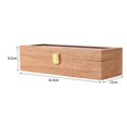 thumbnail image 4 of lionlar 6 Grids Wooden Watch Display Case Box Wristwatch Jewellery Storage Organizer A, 4 of 9