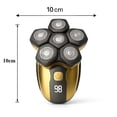 thumbnail image 3 of Toytexx Rasoir Électrique 5-en-1 pour Hommes, Rasoir Rotatif Flottant 6D avec Écran LED, Trousse de Soins Rechargeable par USB, Utilisation Humide et Sèche, Couleur Aléatoire, 3 of 14