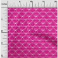 thumbnail image 1 of oneOone Viscose Chiffon Fabric Shapes Geometric Sashiko Print Decor Fabric Printed BTY 42 Inch Wide, 1 of 4