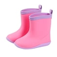thumbnail image 1 of Penkiiy Bottes de Pluie pour Enfants Garçons Filles Chaussures Imperméables Bottes de Pluie Enfants Bottes de Pluie Imperméables Bottes de Pluie pour Filles Garçons 6 Ans Rose, 1 of 4