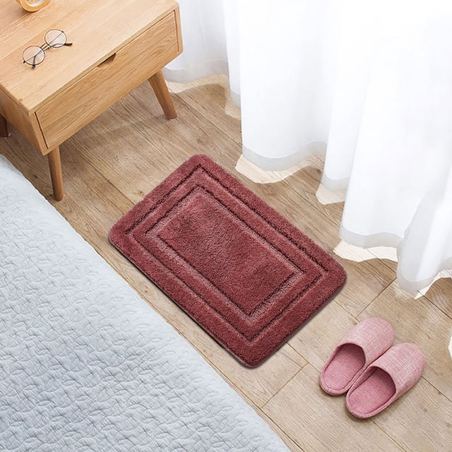 EGNMCR Outdoor Rug Bathroom Rugs Rugs for Living Room Flocking Microfiber Printed Carpet, Bathroom Floor Mat, Toilet Mat, Quick Drying Foot Mat, Bathroom Water Absorbing Door Mat a carpet