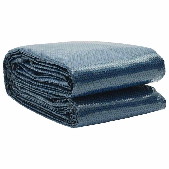 vidaXL Floating PE Solar Pool Film 600x300 cm Black and Blue