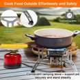 thumbnail image 4 of 5800W Windproof Camping Stove, Portable Camping Gas Stove Outdoor with Piezo Ignition, Foldable Camping Gas Burner Stove, Backpacking Stove Suitable for Hiking, Camping, Trekking and Picnic, 4 of 9