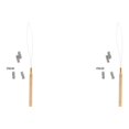 thumbnail image 4 of mmirethe Fashionable Hair Braid Bead Hair Extensions Decoration Wire Pulling Hook Tool 1:28 2Set, 4 of 6