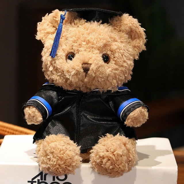 4th Of July Decorations for The Home,Graduation Bear Class Of 2023 Graduation Plush 9 Inch Graduation Bear Gift Kindergarten Graduation Stuffed Graduation Doll with Diploma and Sash