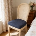 thumbnail image 4 of Dining Chair Covers, Usavan Plush Soft Protective Polyester Kitchen Chair Covers, Non-Slip Elastic Button Design Machine Washable Stool Covers for Dining Room Home Furniture, 4 of 7