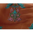 thumbnail image 4 of oneOone Georgette Viscose Fabric Leaves|Bird & Floral Block Print Fabric By Yard 42 Inch Wide, 4 of 4