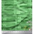 thumbnail image 1 of Soimoi Green Cotton Poplin Fabric Check,Leaves & Floral Print Fabric by The Yard 56 Inch Wide, 1 of 3
