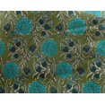 thumbnail image 4 of oneOone Georgette Viscose Fabric Leaves & Floral Block Printed Craft Fabric BTY 42 Inch Wide, 4 of 5