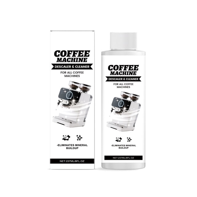 Coffee Machine Descaling Solution 8 Fl Oz For Espresso Maker Keurig Cleaning Calcium Removal