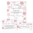 thumbnail image 4 of Inkdotpot Set Of 30Gender Reveal Baby Shower Invitations-Diaper Raffle Tickets And Baby Shower Book Request Cards Twinkle Twinkle Little Star Invites Its A Boy Its A Girl, 4 of 8