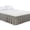 Grey, variant on Sales Today Clearance! Bed Skirt Wrap-Around Elastic, Ruffled Elastic Belt for Bed, Queen/King Size Bed Cover, Soft and Comfortable for Bedroom Decor, Easy to Install, Machine Washable