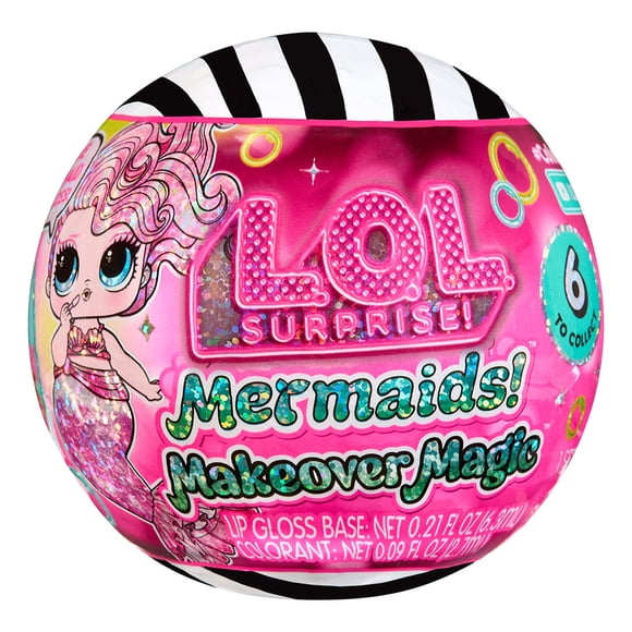 L.O.L. Surprise! Mermaids! Makeover Magic Tots with DIY Wearable Lip Gloss