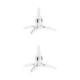 thumbnail image 2 of stanreset 1/2/3/5 Folding Flute Wind Instrument Tripod Clarinet Stand Plastic Bracket Lighweight Professional Musical Rack Parts Transparent 2PCS, 2 of 6