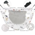 thumbnail image 4 of Jinsinto Cat Cage Hammock,Hanging Soft Pet Bed for Kitten Ferret Puppy Rabbit or Small Pet,Double Layer Hanging Bed for Pets,2 Level Indoor Bag for Spring/Summer/Winter, 4 of 5