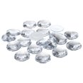 thumbnail image 1 of Unique Bargains 40mm Flat Back Round Acrylic Rhinestones, 50 Pack Plastic Circle Gems for Jewelry Making Costume, White, 1 of 6