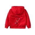 thumbnail image 4 of RXIRUCGD Children's Clothing Children's Spring Coats Small And Medium-sized Children's Spring Coats( Red, Size:9 Months ), 4 of 5
