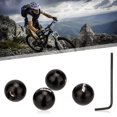 thumbnail image 3 of 4 Pieces Bike Brake er Inner Cable End Caps Crimping Parts Black, 3 of 8