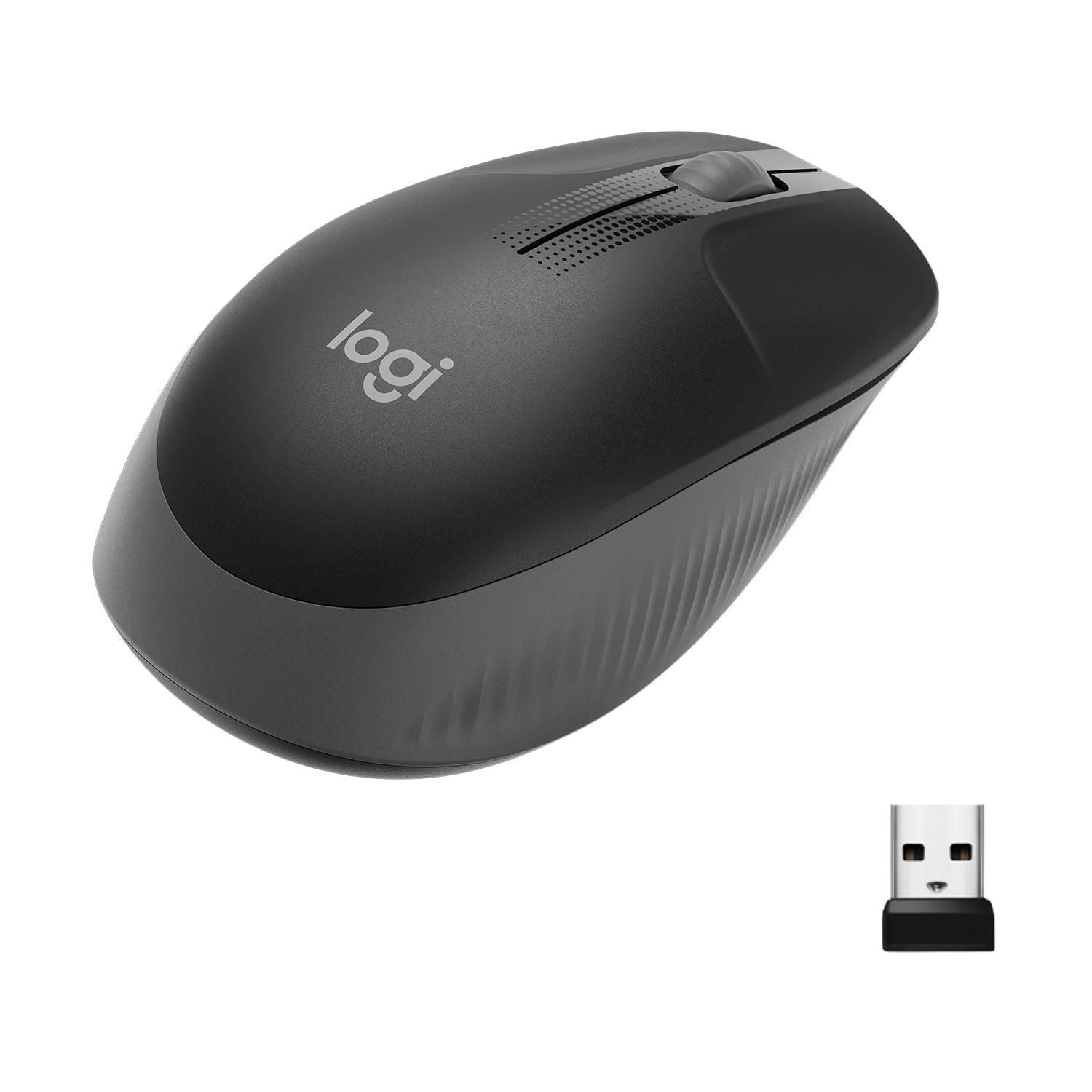 Logitech Wireless Mouse M190 - Full Size Ambidextrous Curve Design