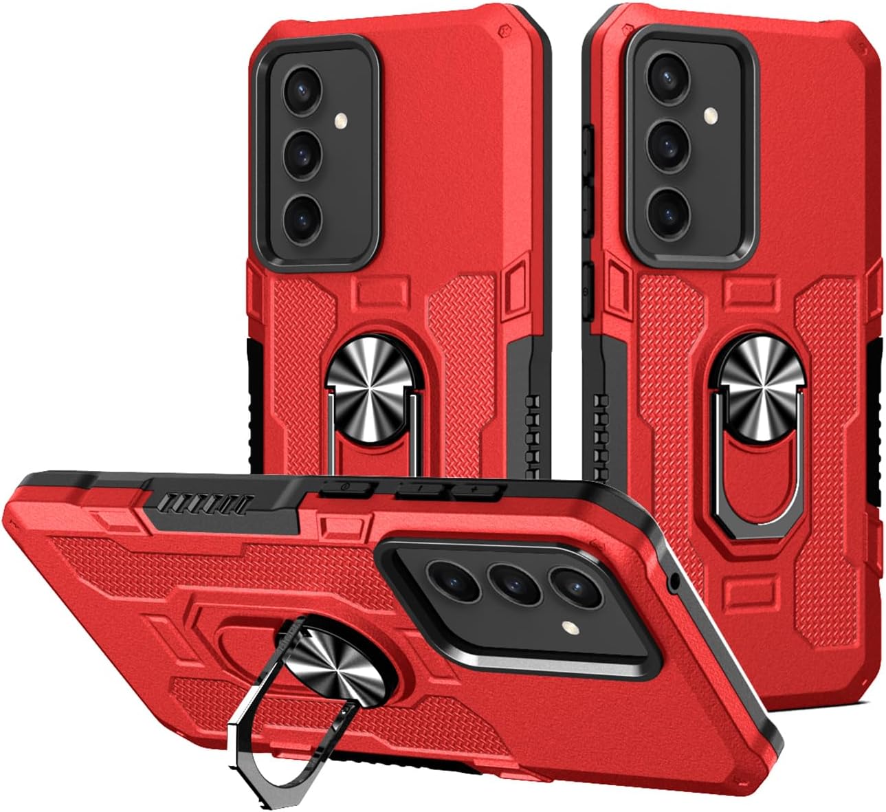 HCTian for Samsung S23 FE Galaxy S23 FE Case,Magnetic Phone Case with 360° Rotating Kickstand,Shockproof, Anti-Fingerprint,Protective Phone Cover for Samsung Galaxy S23 FE