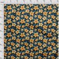 thumbnail image 4 of oneOone Georgette Viscose Yellow Fabric Floral Sewing Craft Projects Fabric Prints By Yard 42 Inch Wide, 4 of 4