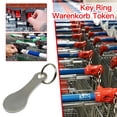 thumbnail image 2 of Lksixu 1 Packs Of Metal Aluminum Alloy Key Shopping Trolley Tokens Kitchen Gadgets, 2 of 6