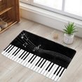 thumbnail image 3 of Waterproof Bathroom Mat, Kitchen Mat, Water Absorbent Musical Note Printing For Bathroom Floor Toilet Kitchen, 3 of 8