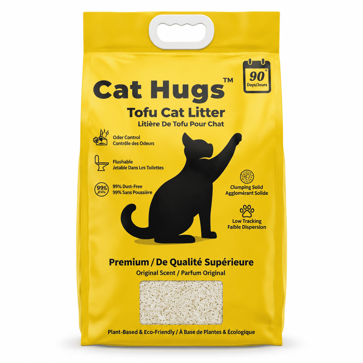 CatHugs Clumping Tofu Cat Litter 9kg(19.8lb) - Original Scent - Walmart.ca