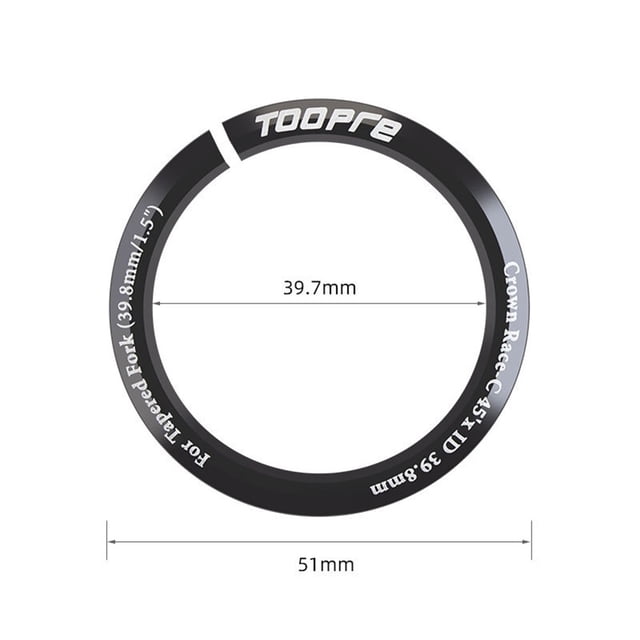 1 Pce Adaptateur de Tube de Direction en Alliage d'Aluminium 1,5 Po Réducteur de Tube de Tête Droit Fuselé